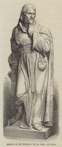 Standbeeld van Sir Michael de la Pole, in Hull door English School