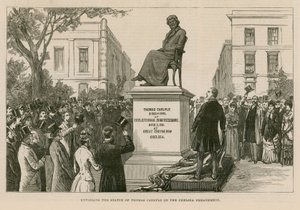 Standbeeld van Thomas Carlyle door English School