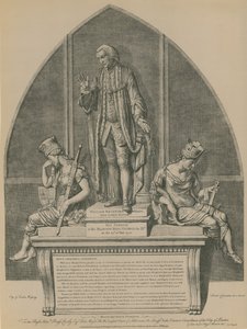 Standbeeld van William Beckford in Guildhall, Londen door English School