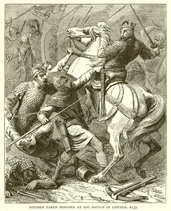 Stefanus gevangen genomen bij de Slag om Lincoln, 1139