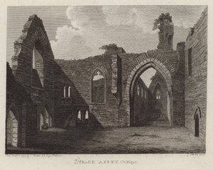 Strade Abbey, County Mayo, Ierland door English School