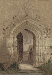 Stratford Church (kleurenlitho)