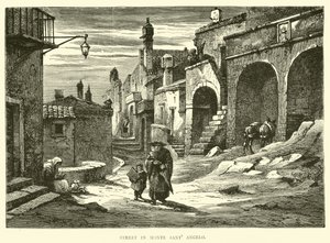Straat in Monte Sant Angelo