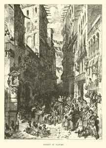 Straat in Napels