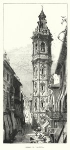 Straat in Valencia door English School