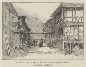 Straat in Yumoto, Japan door English School