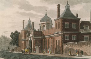 Straatscène nabij het British Museum