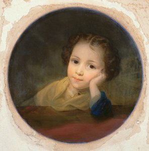 Studie van een kind, ca. 1850 door English School