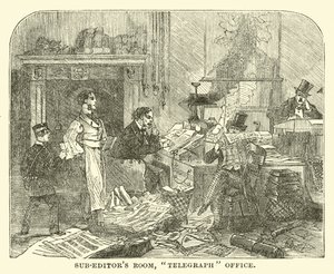 Sub-redactiekamer, Telegraafkantoor