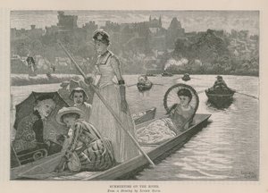 Zomertijd op de rivier door English School