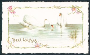 Zwanen op Meer, Kerstkaart