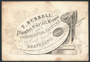 T Burell, loodgieter, glazenmaker, huis- en decoratieschilder