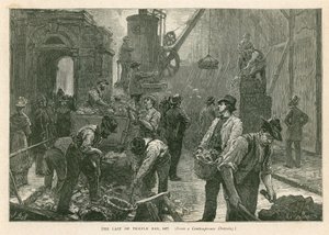 Temple Bar, Londen, Sloop, 1877 door English School