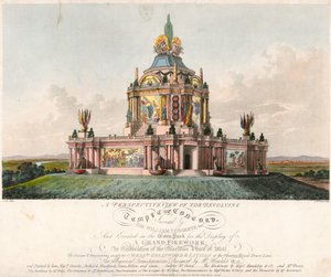 Tempel van Concord opgericht voor de Vrede van 1814