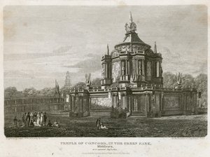 Tempel van Concord opgericht voor de Vrede van 1814