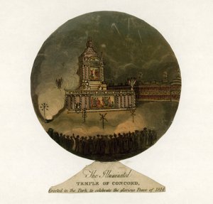 Tempel van Concord ter viering van de Vrede van 1814