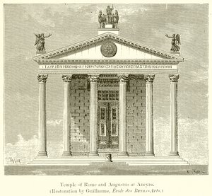 Tempel van Rome en Augustus in Ancyra door English School