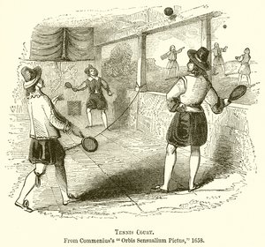 Tennisbaan door English School