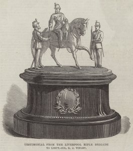 Getuigenis van de Liverpool Rifle Brigade aan Luitenant-Kolonel R J Tinley door English School
