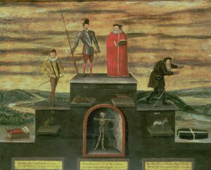 De leeftijden van de mens, eind 16e eeuw door English School