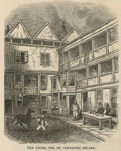 The Angel Inn, St Clements, Strand, Londen door English School