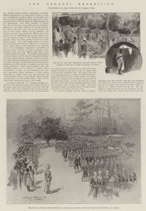 De Ashanti-expeditie (litho)