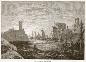 De aanval op de Piraeus door English School