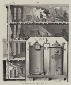 De Babcock zelfwerkende brandtank