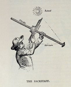 De Backstaff, uit The Narrative and Critical History of America, bewerkt door Justin Winsor, Londen, 1886