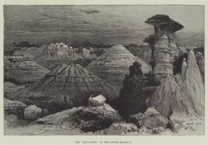 De "Bad Lands" van de Kleine Missouri door English School