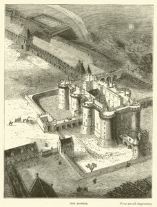 De Bastile (gravure) door English School