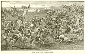 De slag bij Bannockburn door English School