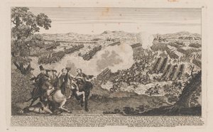 De Slag bij Minden of Thornhausen in Westfalen op 1 augustus 1759