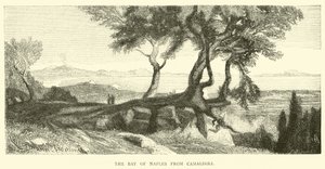 De Baai van Napels vanaf Camaldoli door English School