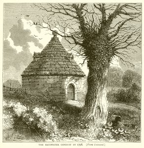 De Bayswater Conduit in 1798 door English School