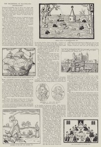 Het begin van geïllustreerde journalistiek (gravure) door English School