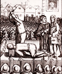 De Onthoofding van de Hertog van Monmouth op Tower Hill, 15 juli 1685 door English School