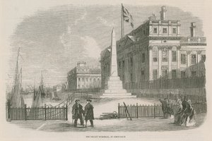 Het Bellot Memorial in Greenwich, Londen door English School