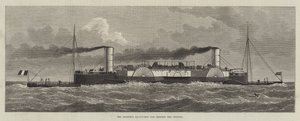 De Bessemer Saloon-Ship voor het oversteken van het Kanaal (gravure)