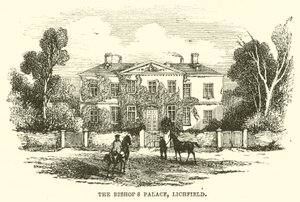 Het bisschoppelijk paleis, Lichfield door English School