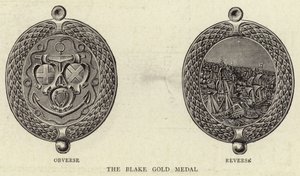 De zwarte gouden medaille (gravure)