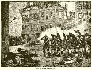 Het Bloedbad van Boston door English School