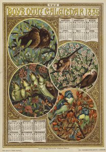 The Boys Own Calendar 1885 door English School