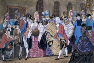 De Brood en Boter Fabriek, of de Humor van Bagnigge Wells, uitgegeven door Carington Bowles, 1772 door English School
