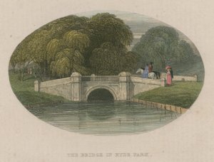 De Brug van Hyde Park, Londen door English School