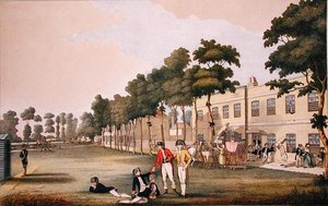 De cadettenkazerne in het arsenaal, Londen door English School