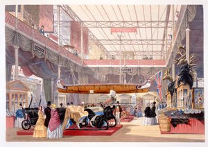 De Canadese Hal uit Dickinsons Comprehensive Pictures of the Great Exhibition of 1851..., gepubliceerd door Dickinson Brothers, 1854 door English School