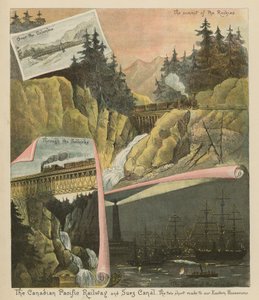 De Canadese Pacific Railway en het Suezkanaal. De Twee Korte Wegen naar onze Oosterse Bezittingen door English School