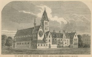 De Kapucijnenkerk en het klooster in Peckham