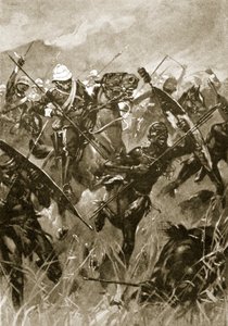 De aanval van de 17e Lansiers, 4 juli 1879 door English School